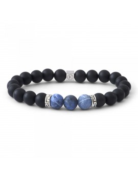 Bracelet Agate Bleu