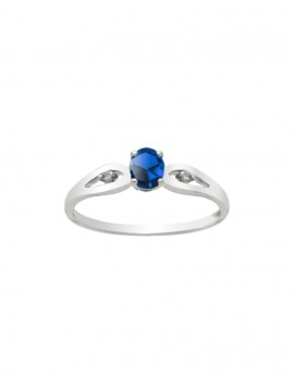 Bague Saphir Ovale5x4