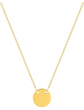 Collier Femme Or Jaune Pastille