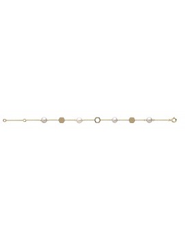 Bracelet Or Jaune Perles