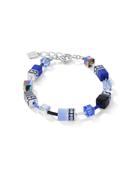 Bracelet GeoCUBE® bleu cobalt