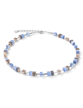 Collier GeoCUBE® bleu clair