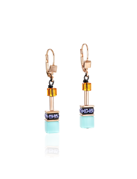 Boucles d'oreille GeoCUBE® multicolore Couture 2