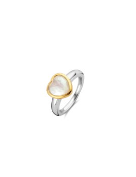 Bague Argent Coeur  plaqué or